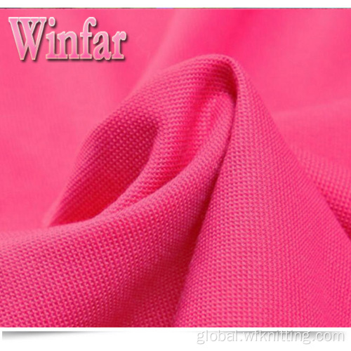 Polyester Pique Fabric 100% Polyester Polo Knitted Pique Fabric Manufactory